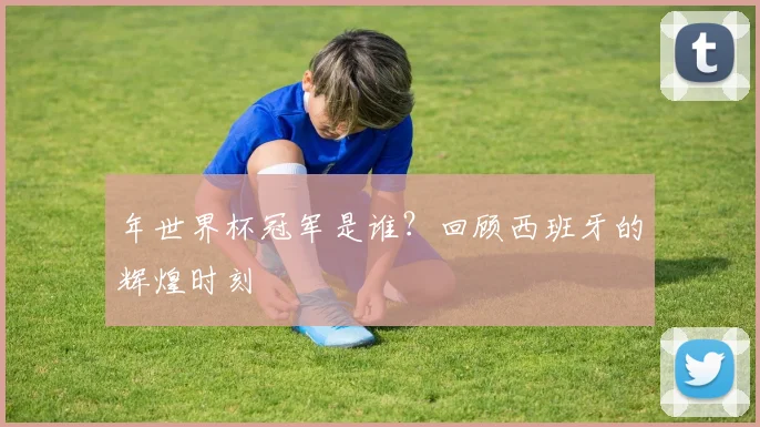 年世界杯冠军是谁?回顾西班牙的辉煌时刻